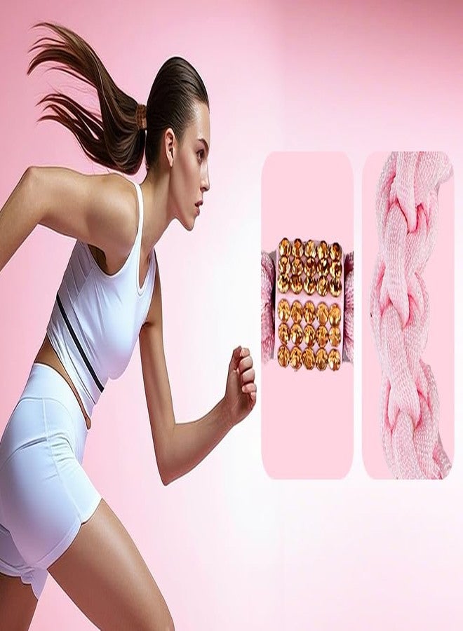CUZZME Braided Hair Ties with Crystal Accent, Hair Ties No Damage, 10PCS Ponytail Holders, Elastic Hair Tie for Women Girls's Hair - Image 5
